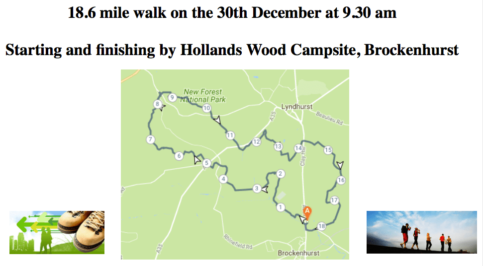 Walk postponed until 7th&nbsp;January