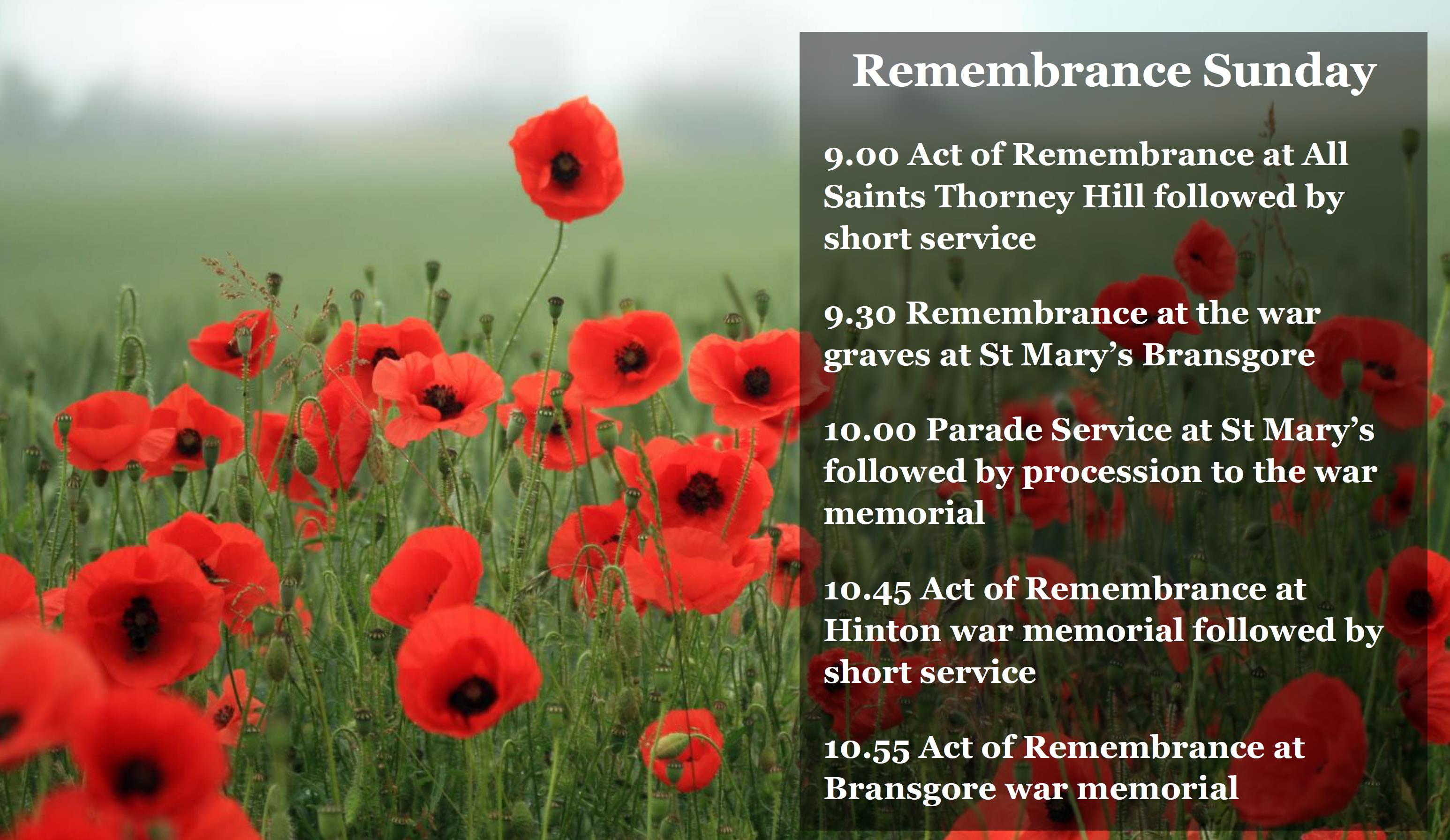 Remembrance 2017
