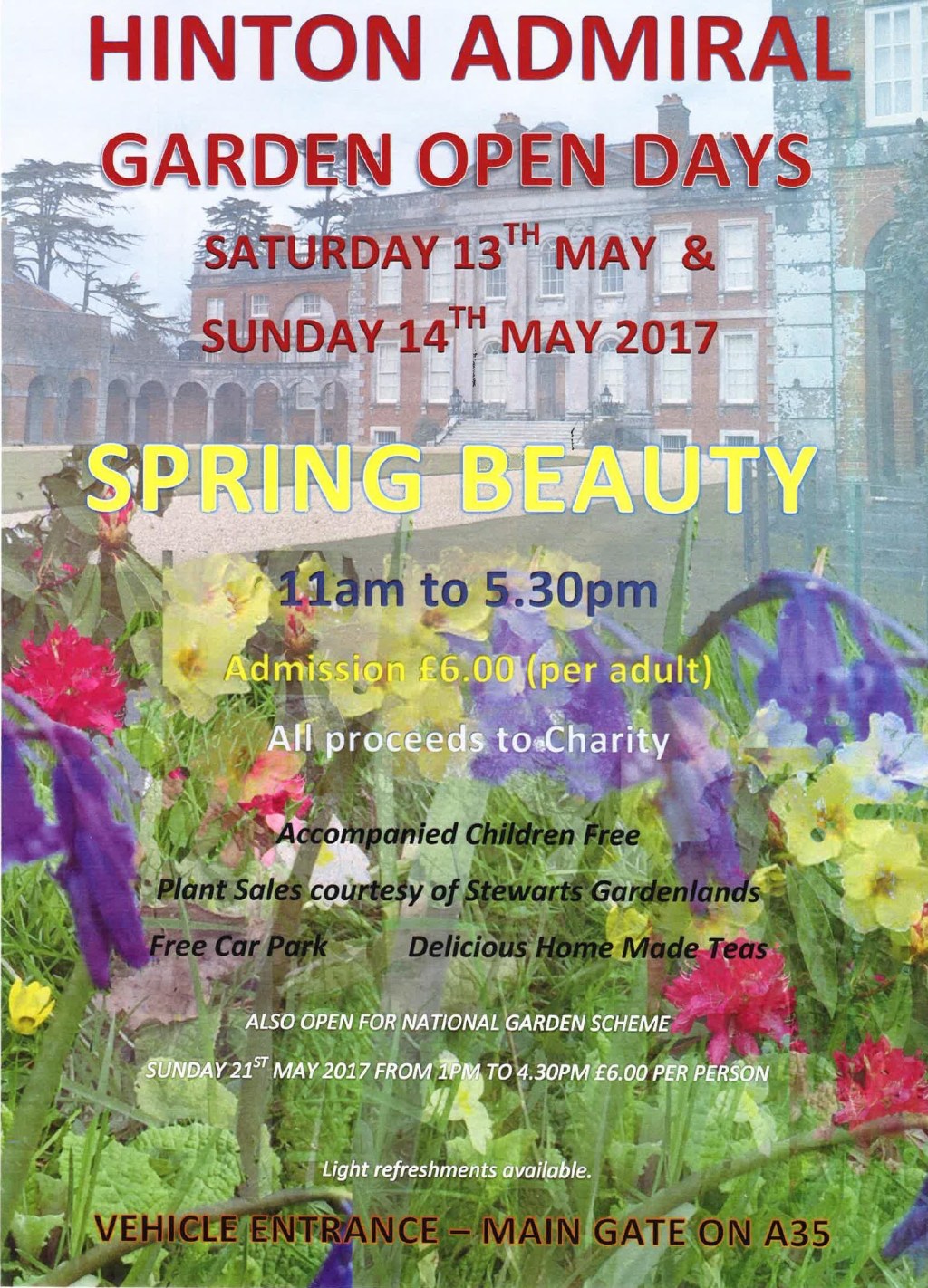 Hinton Admiral Open&nbsp;Gardens