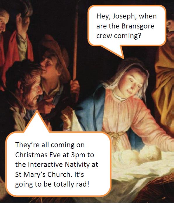Interactive Nativity Service: Christmas Eve at 3pm at St Mary’s&nbsp;Bransgore